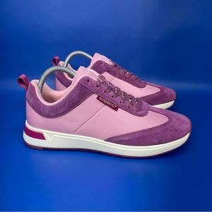 NEW Vionic Breilyn Suede Comfort Shoes Womens 9 Lavender White